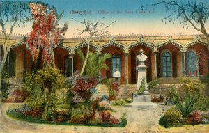 Ismailia – A Suez Canal Co. irodája, c1918-c1939. alkotó: Unbekannt