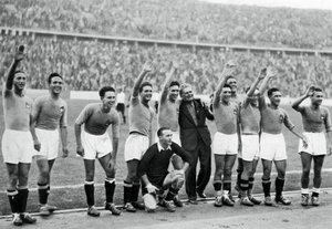 Olasz labdarúgó-válogatott, berlini olimpia, 1936 alkotó: Unbekannt