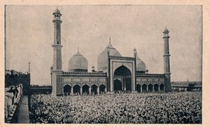 Jama Masjid, Delhi, 1900 alkotó: Unbekannt