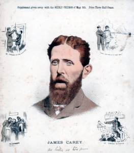 James Carey ír republikánus és informátor, 1883 alkotó: Unbekannt