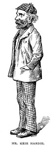 James Keir Hardie, skót születésű brit szakszervezeti aktivista és munkáspárti politikus, 1903 alkotó: Unbekannt