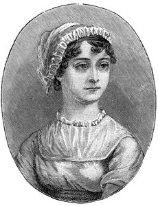 Jane Austen 1775-1817, angol regényíró alkotó: Unbekannt