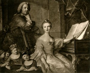 Jean-Marc Nattier és családja, 1730-1762, 1903. alkotó: Unbekannt