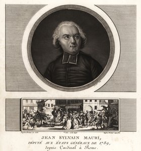 Jean-Sylvain Mauri vagy Jean-Sifrein Maury (1746-1817), francia bíboros, érsek és Montefiascone püspöke alkotó: Unbekannt
