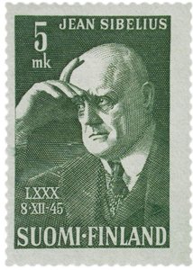 Jean Sibelius postai bélyeg, 1945 alkotó: Unbekannt