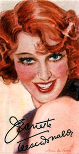 Jeanette MacDonald, 1903-1965, énekes és színésznő, XX. alkotó: Unbekannt