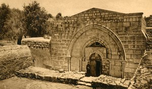 Jeruzsálem – Szűzanya temploma, 1918-c1939. alkotó: Unbekannt