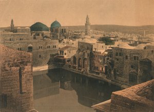Jeruzsálem, 19. század közepe-vége. alkotó: Unbekannt