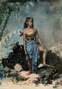 Fiatal szamoai lány, fiatal szamoai lány, 1900. alkotó: Unbekannt