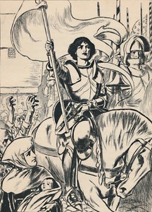 Joan a hadsereg élén, 1907 alkotó: Unbekannt
