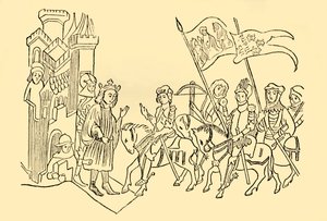 Jeanne of Arc eljön a francia király udvarába, 1930. alkotó: Unbekannt