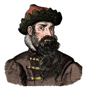 Johann Gutenberg német fémmunkás és feltaláló, 16. század, 1870. alkotó: Unbekannt