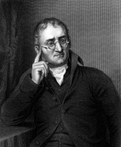 John Dalton, angol kémikus, 1860 alkotó: Unbekannt