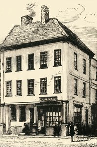 Johnsons születési helye Lichfieldben, 1902. alkotó: Unbekannt