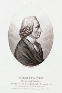 Joseph Priestley angol-amerikai teológus és vegyész, 1780 körül alkotó: Unbekannt