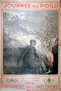 Hairy Day, 1915. október 31-november 1., francia első világháborús plakát, 1915 alkotó: Unbekannt