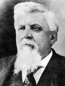 Isaac C Parker bíró, az akasztóbíró későbbi éveiben, az 1890-es években, 1954 alkotó: Unbekannt