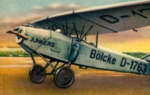 Junkers T 26E repülőgép, 1920-as évek, 1932. alkotó: Unbekannt