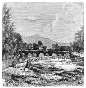 Kabul folyó, Afganisztán, 1895 alkotó: Unbekannt
