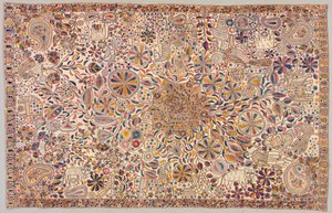Kantha ceremoniális paplan, 1800-as évek. alkotó: Unbekannt