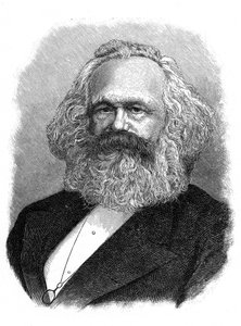 Karl Marx, a 19. századi német politikai, társadalom- és közgazdasági teoretikus alkotó: Unbekannt