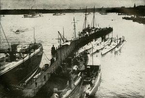 Kieli kikötő, 1919. alkotó: Unbekannt