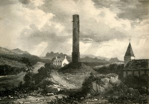 Kineth Round Tower, Cork, 19. század. alkotó: Unbekannt