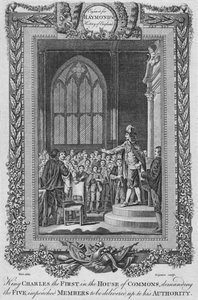 Első Károly király az alsóházban, 1787 alkotó: Unbekannt