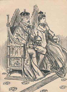 VII. Edward király és Alexandra királynő, 1907 alkotó: Unbekannt