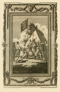 János király aláírta a Magna Chartát, 1215. június 5-én, 1783. alkotó: Unbekannt