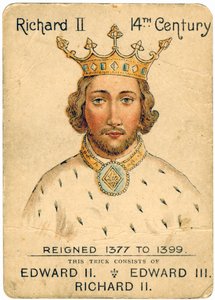 II. Richárd király 1367-1400, 1901-1910 alkotó: Unbekannt