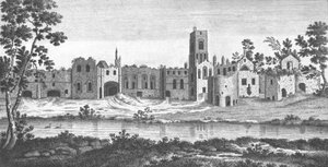 Kirkstall Abbey, Leeds, West Yorkshire, 18. század alkotó: Unbekannt