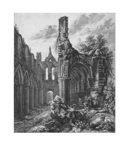 Kirkstalli apátság, Yorkshire, 1823. alkotó: Unbekannt
