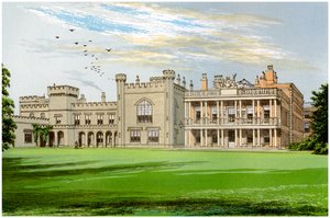 Knowsley Hall, Lancashire, Derby grófjának otthona, 1880 alkotó: Unbekannt
