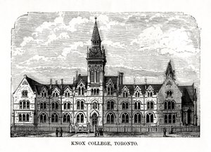 Knox College, Toronto, Ontario, Kanada, 19. század alkotó: Unbekannt