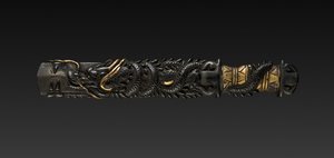 Kozuka Handle, 1800s. alkotó: Unbekannt