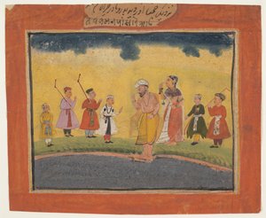 Krishnas Parents Keresse őt, kb. 1615. alkotó: Unbekannt