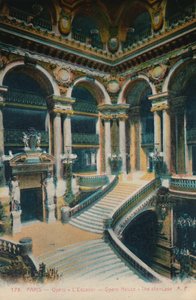 LOpéra Garnier – a lépcsőház, Párizs, 1920 alkotó: Unbekannt