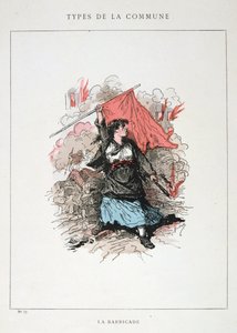 Barikád, Párizs Kommün, 1871 alkotó: Unbekannt