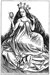 The Damsel, 1466, 1870 alkotó: Unbekannt