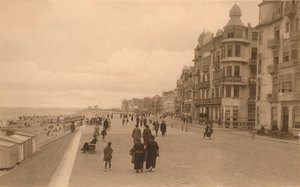 La Digue, A sétány, 1900. alkotó: Unbekannt