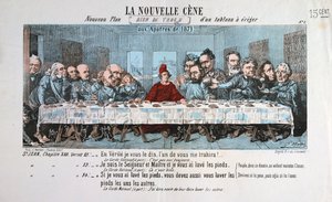 Az új vacsora, Párizs Kommün, 1871 alkotó: Unbekannt
