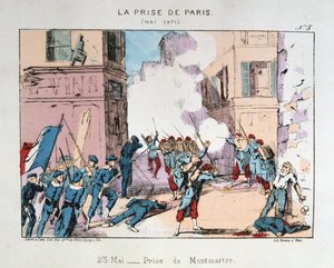Párizs elfoglalása, 1871. május alkotó: Unbekannt
