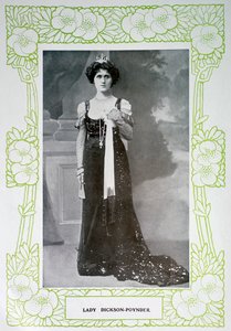 Lady Dickson-Poynder, 1901 alkotó: Unbekannt