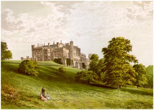 Lambton kastély, Durham megye, Durham grófjának otthona, 1880 alkotó: Unbekannt