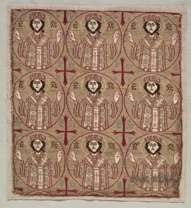 Lámpák, gömbölyű Krisztus-kép jótevő pózban, 1550-1650. alkotó: Unbekannt