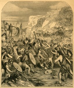 Julius Caesar partraszállása, 1890. alkotó: Unbekannt