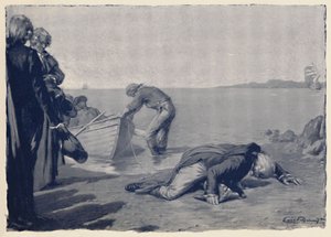 Paoli partraszállása a korzikai talajon, 18. század végén, 1896 alkotó: Unbekannt