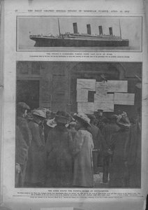 Last Look at Home és The Fateful Board Southamptonban, 1912. április 20. alkotó: Unbekannt