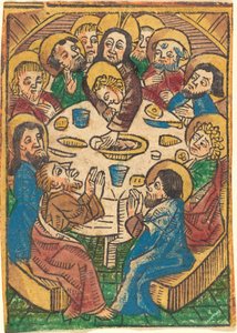 Utolsó vacsora, c. 1490. alkotó: Unbekannt